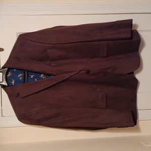 Brown Mico suede sport coat